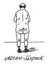 Cartoon: sixpack (small) by Andreas Prüstel tagged alter,alterung,verfall,haut,falten,sixpack