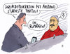Cartoon: sozialdemokraten (small) by Andreas Prüstel tagged sozialdemokraten,rumänien,wahlen,wahlsieger,spd,cartoon,karikatur,andreas,pruestel