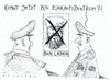 Cartoon: steigerung (small) by Andreas Prüstel tagged binladen,terrorgefahr,steigerung