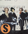 Cartoon: super-group (small) by Andreas Prüstel tagged beatles,mozart,wagner,beethoven,bach