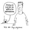 Cartoon: tagesbeginn (small) by Andreas Prüstel tagged tagesanfang,radio,radiowerbung,winterreifen,cartoon,karikatur,andreas,pruestel