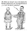 Cartoon: team guttenberg (small) by Andreas Prüstel tagged guttenbergs,afghanistanreise,verteidigungsminister,baronin,splitterschutzweste,ministergattin