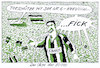 Cartoon: torschütze (small) by Andreas Prüstel tagged bundesliga,torschütze,stadien,fans,stadionsprecher,cartoon,karikatur,andreas,pruestel