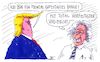 Cartoon: total mental (small) by Andreas Prüstel tagged usa,trump,enthüllungsbuch,fire,and,fury,reaktion,genie,mental,vollmeise,albert,einstein,cartoon,karikatur,andreas,pruestel