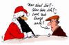 Cartoon: weihnachtsfragen (small) by Andreas Prüstel tagged weihnachten,weihnachtsmann,islamisten,terror,cartoon,karikatur,andreas,pruestel