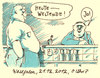 Cartoon: weltende (small) by Andreas Prüstel tagged weltuntergang,mayakalender,prophezeiung,westfalen,kneipe
