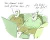 Cartoon: wetten dass...? (small) by Andreas Prüstel tagged tv,wetten,dass,zdf,fernsehschow,ddr,cartoon,karikatur,andreas,pruestel,fernsehen,samstagabendunterhaltung,da,lacht,der,bär,markus,lanz,an