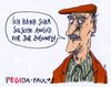 Cartoon: zukunftsangst (small) by Andreas Prüstel tagged pegida,dresden,zukunft,zukunftsangst,sorgen,paul,cartoon,karikatur,andreas,pruestel