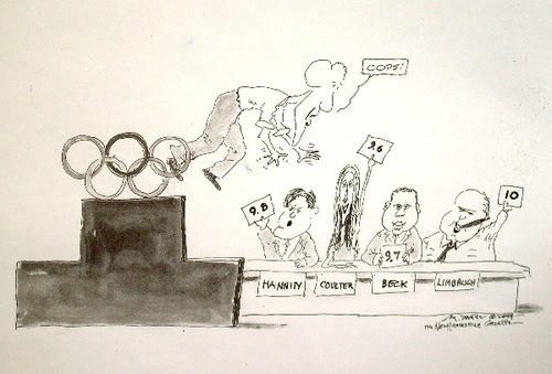 Cartoon: -- (medium) by Mike Dater tagged mike,dater,olympics