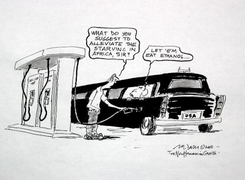 Cartoon: Mr Empathy (medium) by Mike Dater tagged bush