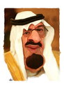 Cartoon: Abdullah Abdulaziz (small) by handren khoshnaw tagged handren,khoshnaw,abdullah,abdulaziz,saudia,king