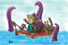 Cartoon: abandonen el barco! (small) by ernesto guerrero tagged monstruo,marino,ilustracion,infantil