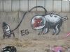 Cartoon: space pig (small) by ernesto guerrero tagged graffiti,pig,animals,nature