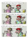 Cartoon: pott hässlich (small) by sam tagged character,bunt,frau,familie,mann,man,woman,beziehung