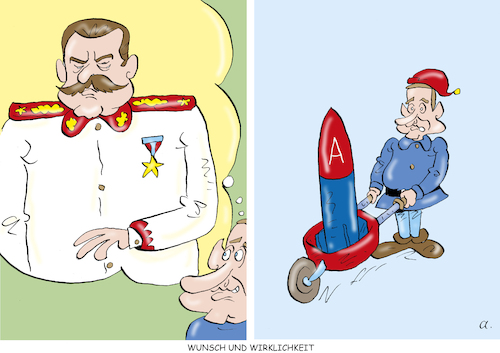 Cartoon: Gartenzwerg (medium) by astaltoons tagged putin,ukraine,krieg,putin,ukraine,krieg
