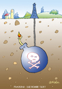 Cartoon: Fracking (small) by astaltoons tagged fracking,umwelt,gifte