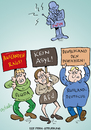 Cartoon: Pegida (small) by astaltoons tagged putin,pegida,afd,ausländerfeindlichkeit