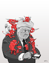 Cartoon: Trumps angel (small) by INovumI tagged trump twitter devil devils angel tweet evil