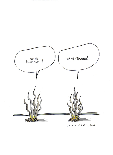 Cartoon: Rauch (medium) by Mattiello tagged rauch,smoke,burnout,wm,fussballtraum,wm,fußball,fussball,sport,weltmeisterschaft,burn out,fussballtraum,burn,out