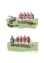 Cartoon: Strichregel (small) by Mattiello tagged fussball,wm,brasilien,neuerungen