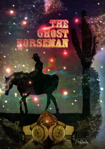 Cartoon: Ghost Horseman (medium) by thiagoribeiro tagged cowboy,vintage,illustration,desert,tale,old