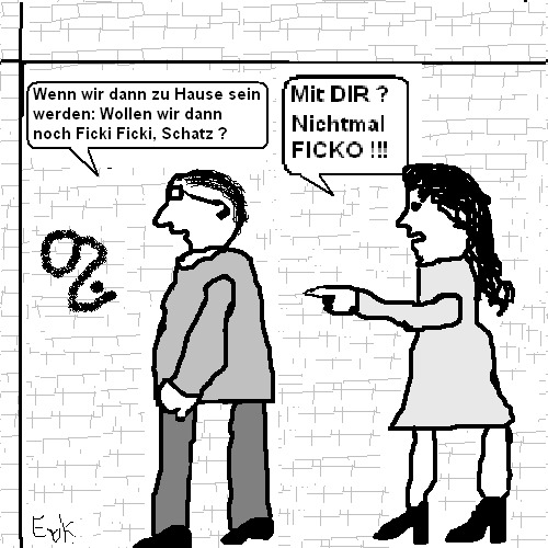 Cartoon: Italienisch für Anfänger (medium) by Edzard von Keitz tagged italienisch,mann,frau,restaurant,grafitto,grafitti,espresso,espressi,spagetto,spagetti,ficki,ficko,einzahl,mehrzahl