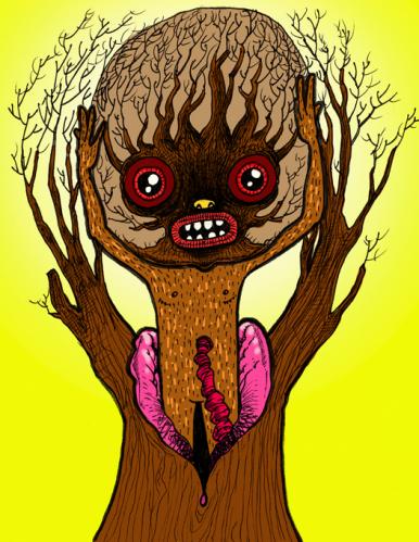 Cartoon: Tree-oracle (medium) by D-kay tagged tree,oracle