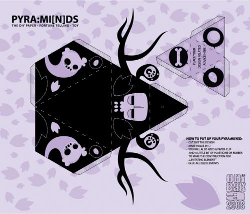 Cartoon: pyraminnd custom by OniBaka (medium) by OniBaka tagged paper,papertoy