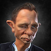 Cartoon: Daniel Craig (small) by BehnamParan tagged jamesbond,actor