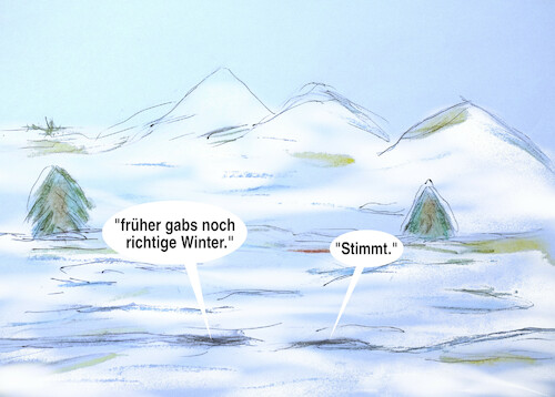 Cartoon: jahreszeit (medium) by ab tagged winter,schnee,wetter