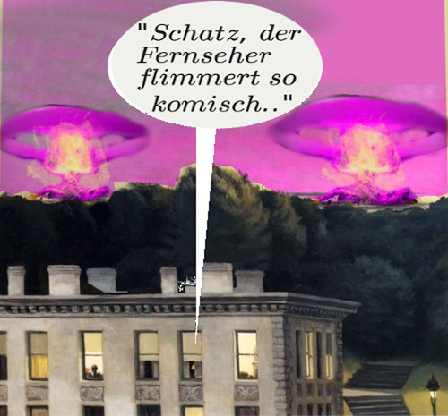 Cartoon: sonntagabend (medium) by ab tagged fernsehen,deutschland,abend,normal,ende