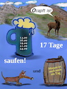 Cartoon: endlich (small) by ab tagged bayern,münchen,oktoberfest,bier,trinken