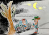 Cartoon: frühlingsausrede (small) by ab tagged frühling,jahreszeit,sonnenstand,autofahrer,tag,nacht