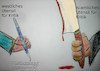 Cartoon: kultur (small) by ab tagged europa,islam,werte,frankreich,attentat,fanatiker,glaube
