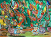 Cartoon: magic forest (small) by ab tagged wald,forest,little,ground