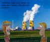 Cartoon: nein danke-ja bitte (small) by ab tagged atomkraft,eu,deutschland,anti,grün,öko