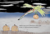 Cartoon: pech (small) by ab tagged kürbis,halloween,herbst,fest,spuk