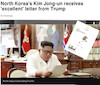 Cartoon: post (small) by ab tagged us,trump,brief,nordkorea,kim,schreiben,lesen