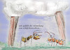 Cartoon: sichtweise (small) by ab tagged natur,himmel,erde,ameise,schaf