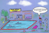 Cartoon: Sommerfun (small) by ab tagged sommer,schwimmen,freibad,action,fun