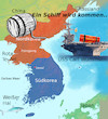 Cartoon: sorgloser sonntag (small) by ab tagged sonntag,usa,nordkorea,uss,carl,vinsen
