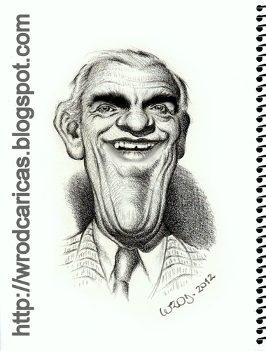 Cartoon: Boris Karloff (medium) by WROD tagged boris,karloff