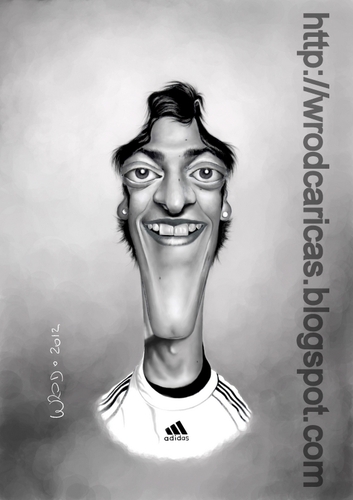 Cartoon: Mesut Özil (medium) by WROD tagged mesut,özil