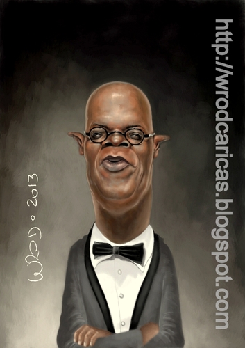 Cartoon: Samuel L. Jackson (medium) by WROD tagged samuel,jackson