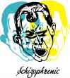 Cartoon: SCHIZOPHRENIC moment (small) by andres fv tagged schizophrenic