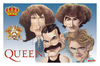 Cartoon: Humor con Queen (small) by Romero tagged musica humor queen caricatura carton personajes musicos arte dibujo color campeones fredie mercury