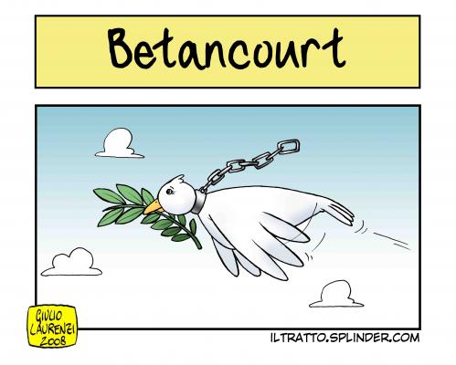 Cartoon: Betancourt (medium) by Giulio Laurenzi tagged politics