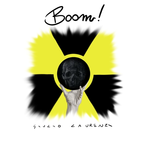 Cartoon: Boom! (medium) by Giulio Laurenzi tagged radioactivity,nuclear