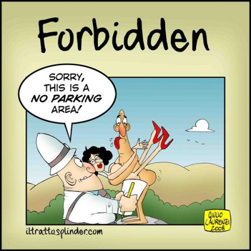 Cartoon: Forbidden (medium) by Giulio Laurenzi tagged politics