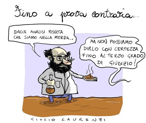 Cartoon: Il Garantista (medium) by Giulio Laurenzi tagged garantista
